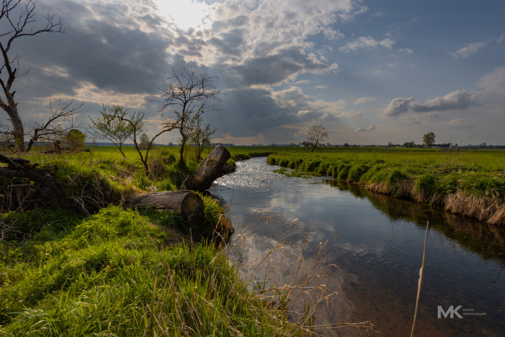 Bachlauf in der Nähe von Weilbach / Unterallgäu