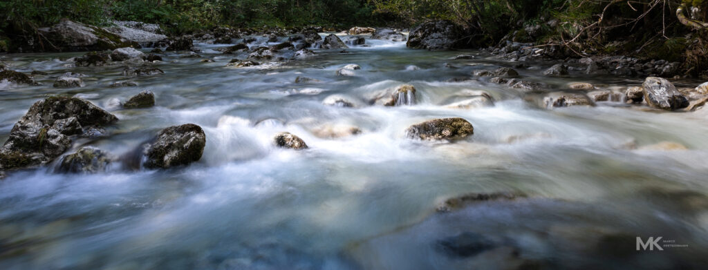 mountain stream in Pfronten / Germany / Bavaria / Steinacher Aachen