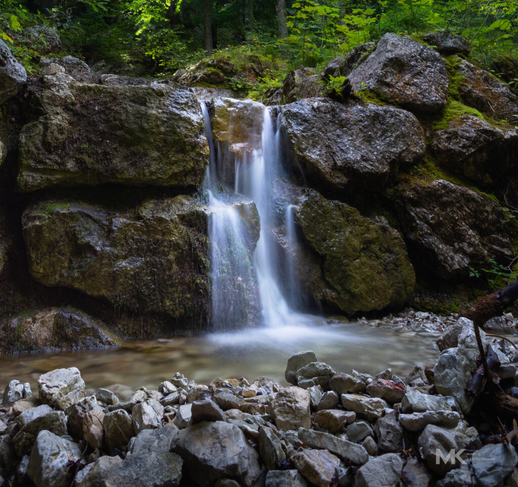 Kleiner Wasserfall in Pfronten Steinach
