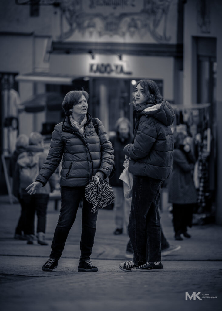 street discussion